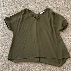 army green shirt